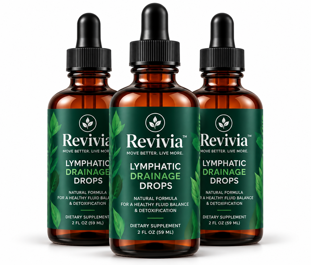 3x Revivia™ Lymphatic Drainage Drops