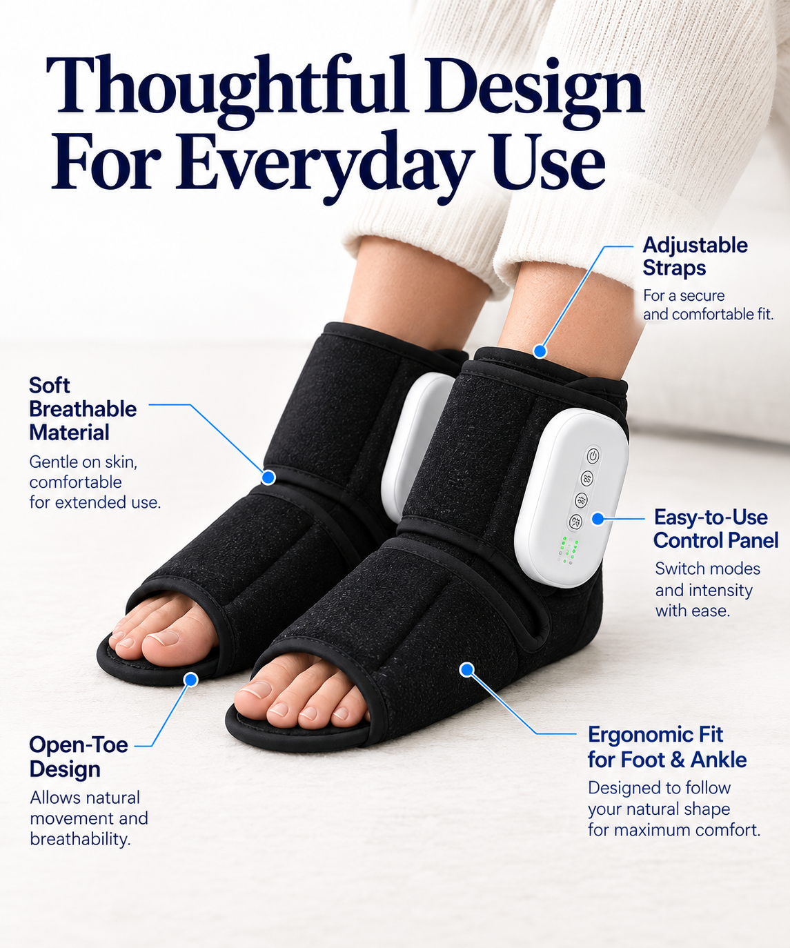 Revivia™ TripleTherapy Foot Massager edm